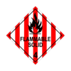 Flammable solid label