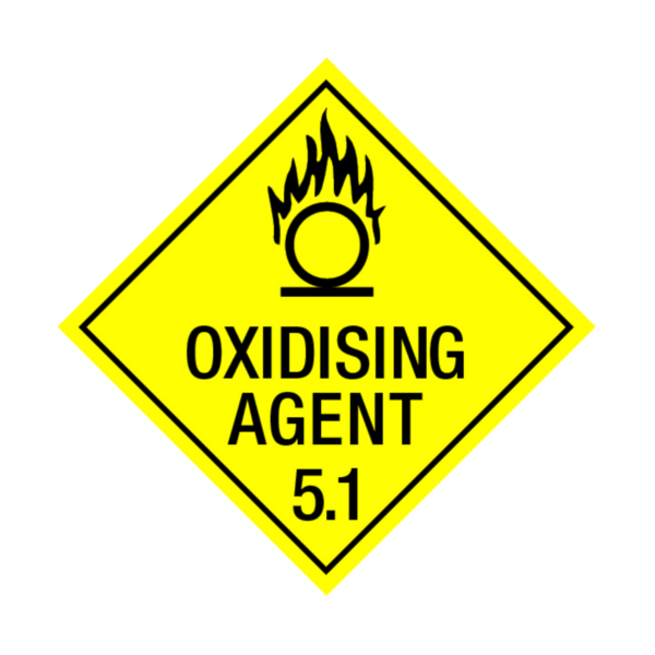 Oxidizer label