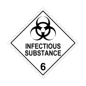 Infectious substance label