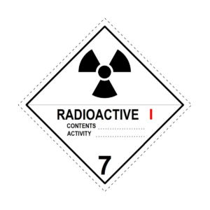 Radioactive white-I label