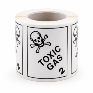 Toxic Gas Label