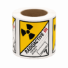 radioactive material Yellow-III label