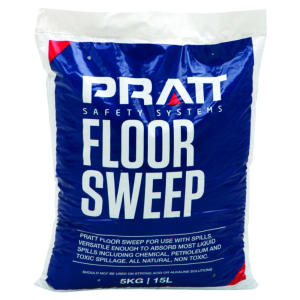 General purpose floor sweep spill control