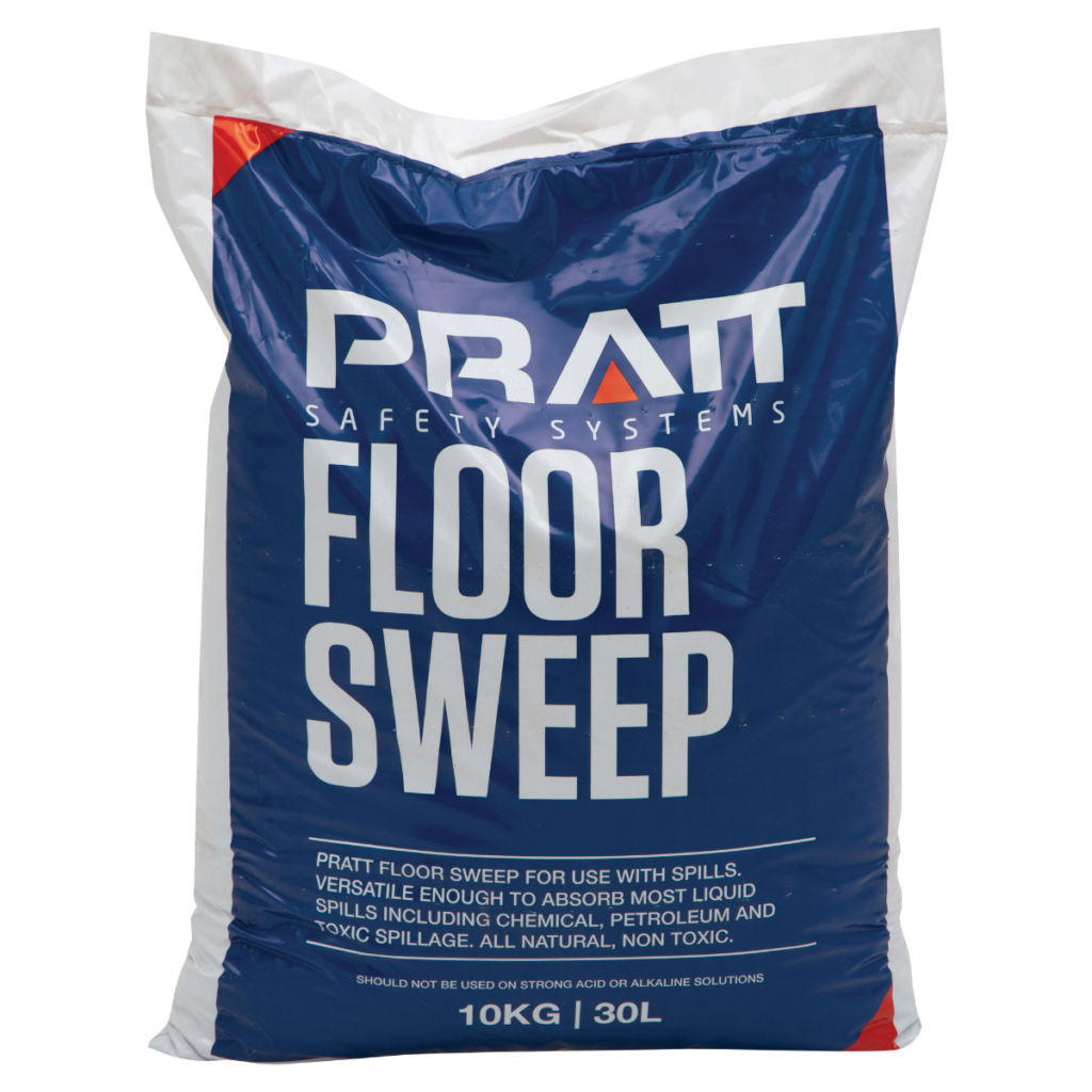 General purpose floor sweep spill control