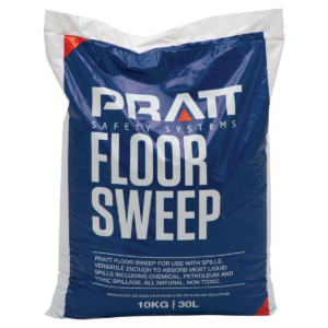 General purpose floor sweep spill control