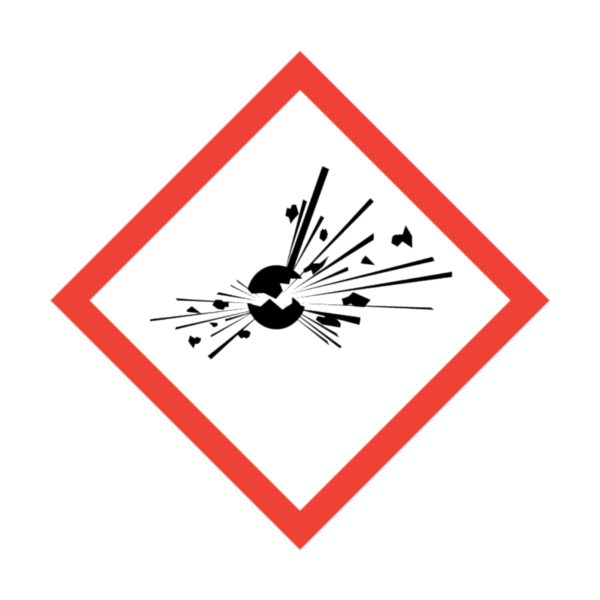 Explosion, fire, blast or projection hazard.