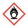 Oxidising liquids, solids and gases, may cause or intensify fire.