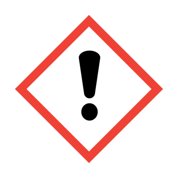 Low level toxicity. This includes respiratory, skin, and eye irritation, skin sensitisers and chemicals harmful if swallowed, inhaled or in contact with skin.