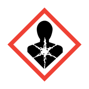 Chronic health hazards; this includes aspiratory and respiratory hazards, carcinogenicity, mutagenicity and reproductive toxicity.