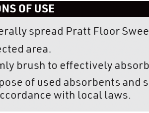 General purpose floor sweep