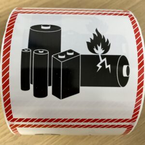 Lithium Battery sticker