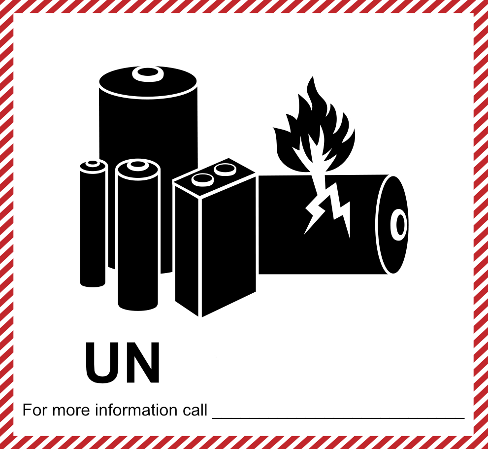 Lithium Battery Label