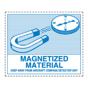 Magnetized label