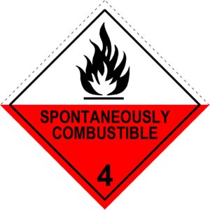 Spontaneously Combustible