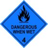 Dangerous when wet