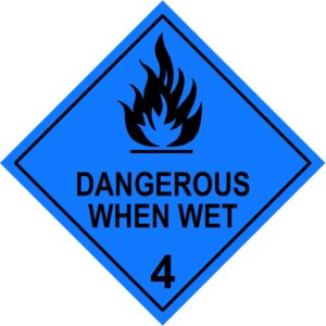 Dangerous when wet