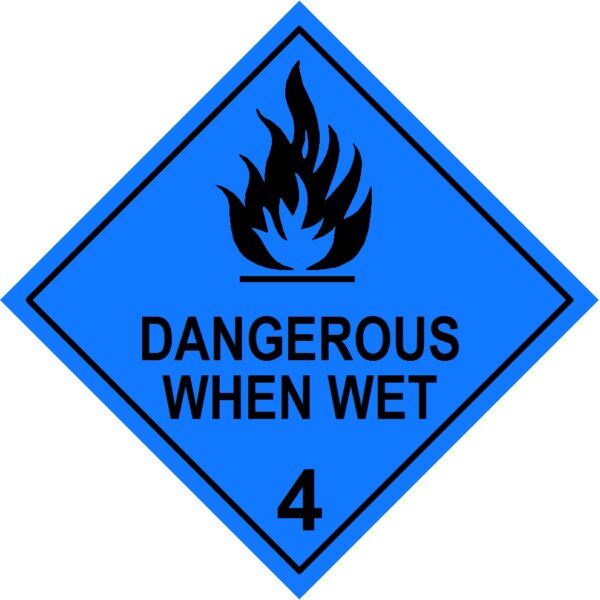 Dangerous when wet