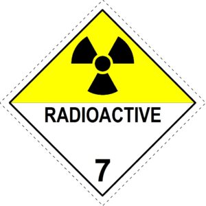 Class 7 Radioactive Material Magnetic Placards