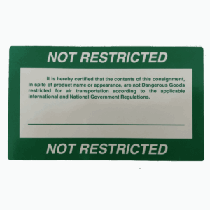 Not Restricted Airfreight