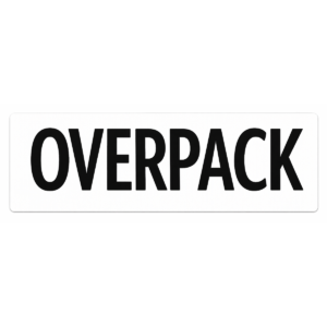 overpack pallet label