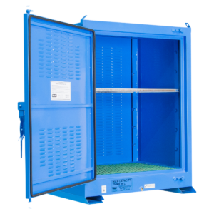 Outdoor dangerous goods storage cabinet